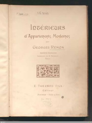 Intérieurs d'appartements modernes