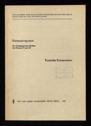 Russische Konversation