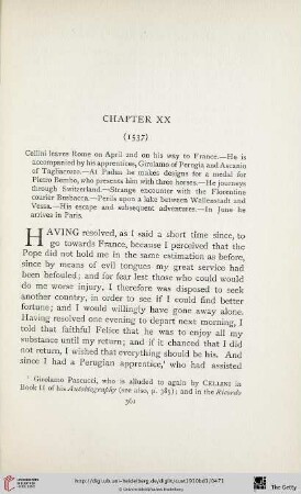Chapter XX (1537)