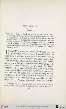 Chapter XX (1537)