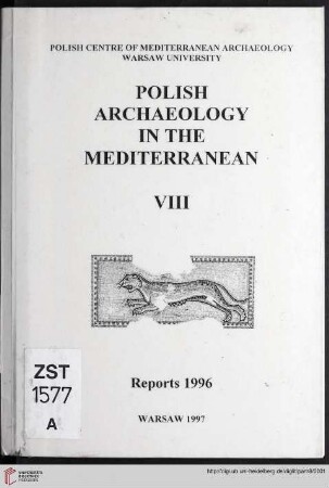 8: Polish Archaeology in the Mediterranean