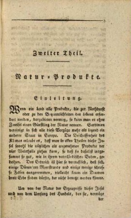 Gemälde von Sardinien, in historischer, politischer, geographischer und naturhistorischer Hinsicht, 2