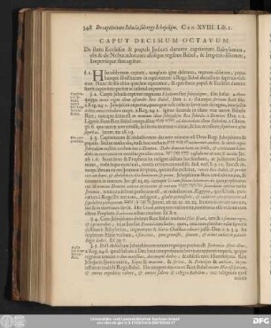 Caput Decimum Octavum. De statu Eccelsiae & populi Iudaici durante captivitate Babylonica, ubi & de Nebucadnezare allisque regibus Babel, & Imperio illorum, Imperiique sine agitur.