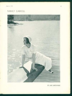 Nancy Carroll en Lake Arrowhead
