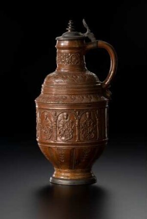 Kurfürstenkrug, Werkstatt des Jan Baldems (Menniken) (1568 erstmals genannt, gest. 1612), Raeren/Belgien,1602
