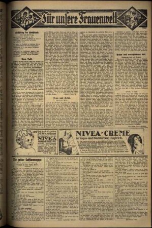 Zweite Ausgabe vom Freitag, den 21. März 1930.
