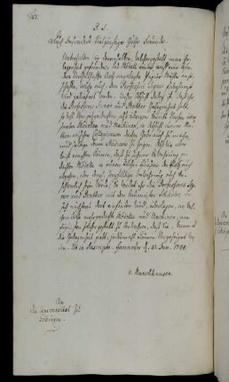 Ankündigung der Übersendung eines Modells einer Papiermühle; Anforderung eines Berichts von den Professoren Segner und Penther sowie dem Klosterbaumeister Schaedler zur Aufstellung aller Modelle.