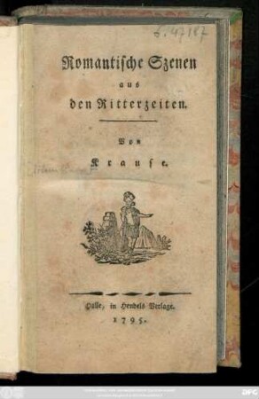 Romantische Szenen aus den Ritterzeiten