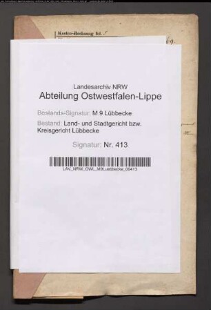 Erblasser: Degener gt. Frohwitter, Franz Heinrich August; Erblasser: Grote, Anna Marie Louise Henriette: Abschluss eines Erbvertrags