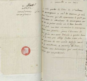 Unbekannt an Karoline Luise von Baden (Versailles)