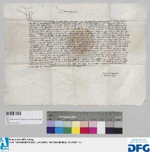 Vidimus des kaiserlichen Gebotbriefes vom 11. Mai 1437 durch das Landgericht des Burggraftums Nürnberg.