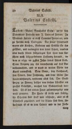 XLIII. Johann Benedikt Castiglione