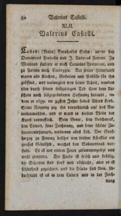 XLIII. Johann Benedikt Castiglione