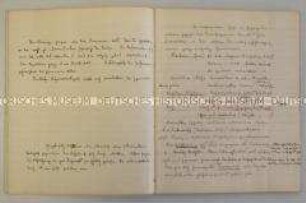 Diarium von Johannes Paul mit handschriftlichen Notizen und Exzerpten zur Reformationsgeschichte; um 1925