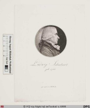Bildnis Ludwig (Albrecht) Schubart