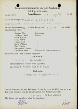 Schäfer, Joseph