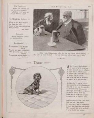 "Vorgebeugt" "Trost"