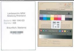 Entnazifizierung Marianna Braunfisch , geb. 01.03.1901 (Lehrerin)