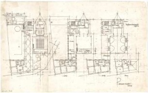 Döllgast, Hans; Passau (Bayern); Votivkirche, Umbau - Grundrisse