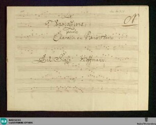 Variations - Don Mus.Ms. 758 : cemb; D