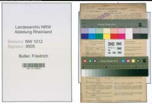 Entnazifizierung Friedrich Butler , geb. 18.07.1914 (Friseur)