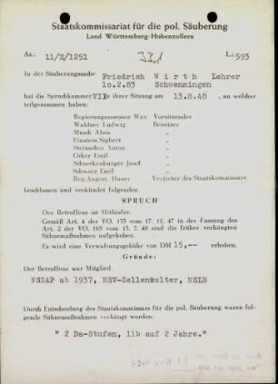 Wirth, Friedrich