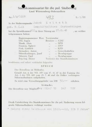 Keinath, Jakob
