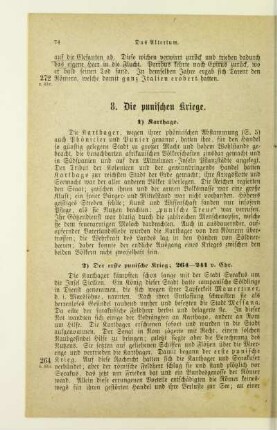 8. Die punischen Kriege