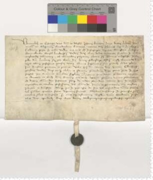Präsentation an Dr. Magister Joh. Knutzen für eine Commende am Johannes Altar der Lambertikapelle [lat].