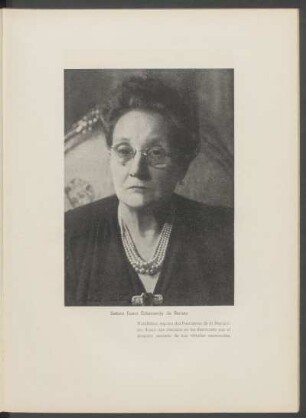 [Fotografía de] Juana Echemendy de Berreta
