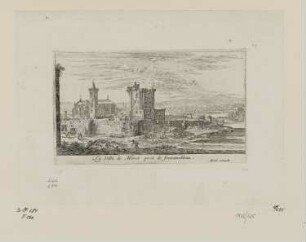 La ville de Moret pres de Fontainebleau