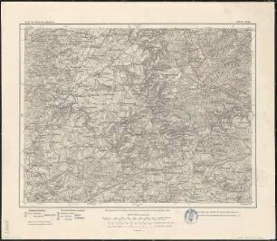 Bl. 569: Saint-Avold in Frankreich, 1908 : 569 : St. Avold. - Aufgenommen 1880-81, hrsg. 1884, berichtigt 1908. - Berlin , 1908. - 1 Kt.