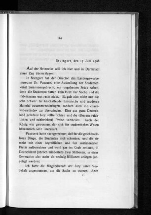Stuttgart, den 17. Juni 1908