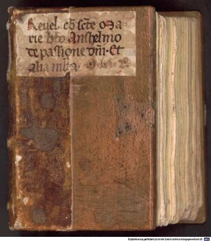 Revelationes Mariae factae Anselmo de passione Christi. (Raimundi Lulli) Ars brevis [u.a.] - BSB Clm 19857