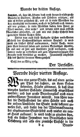Vorrede dieser vierten Auflage