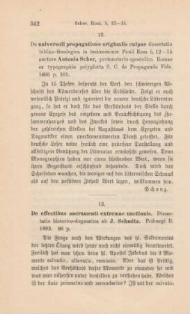 342-344 [Rezension] Schmitz, Ignatius, De effectibus sacramenti extremae unctionis