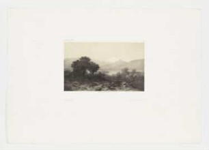 Berglandschaft mit See, Blatt 92 der Folge "Werke"