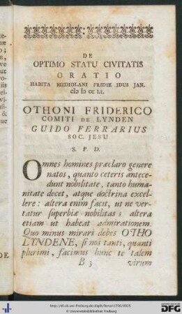 De Optima Statu Civitatis Oratio.