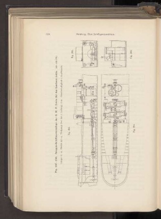 Fig. 293-296. Sauggas-Schiffsmotoranlage der G. M. F. Deutz für das Lastboot Lotte.