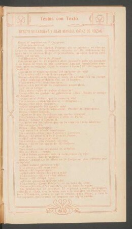 Testas con texto : Benito Villanueva y Juan Manuel Ortiz de Rozas