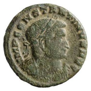 Münze, Follis, Aes 3, 314 - 315 n. Chr.