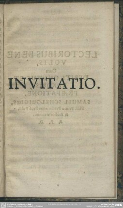 Invitatio