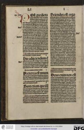 Post predicta nobis disserendum videtur de nominum diversitate quibus loquentes de unitate ac trinitate ineffabili utimur...