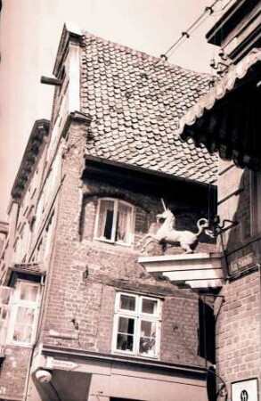 Lüneburg: Pferdchen am Eckhaus, Am Sande