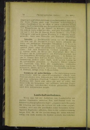 Landschaftsaufnahmen