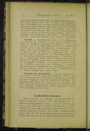Landschaftsaufnahmen