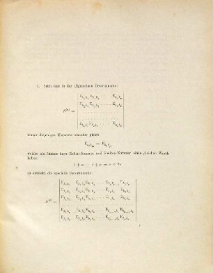 Die Kugelfunctionen und Lamé'schen Functionen als Determinanten : Inaugural-Dissertation