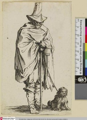 [Der Blinde und sein Hund; L' Aveugle et son chien]