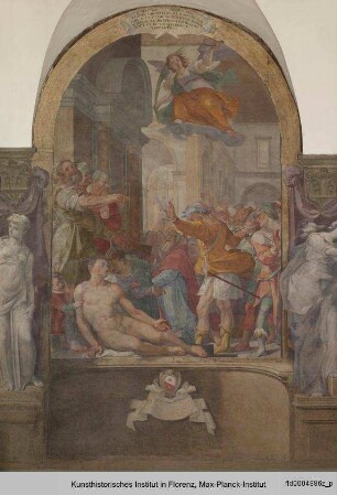 Zyklus mit Martyrien der Apostel und Tugendallegorien : Martyrium des Heiligen Matthäus