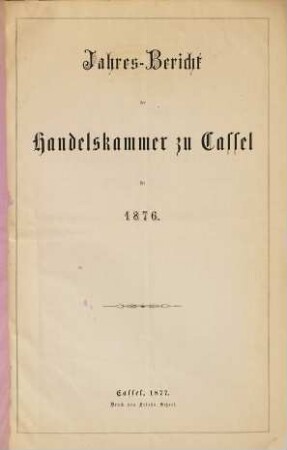 Jahresbericht. 1876 (1877)